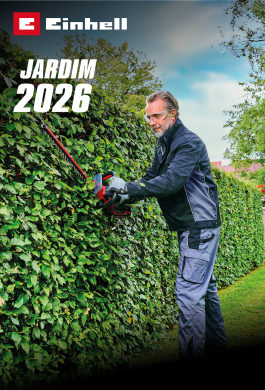 Folheto de Jardim Einhell 2026